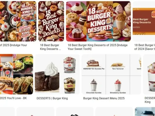 Burger King dessert: scopri tutto il menù Italia