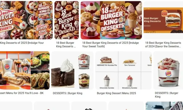 Burger King dessert: scopri tutto il menù Italia