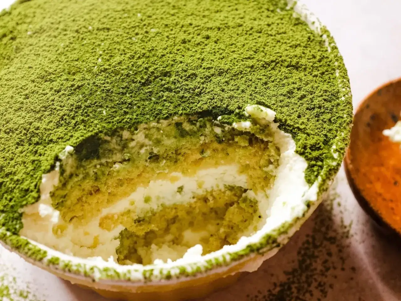 Tiramisù al matcha e cheesecake al matcha