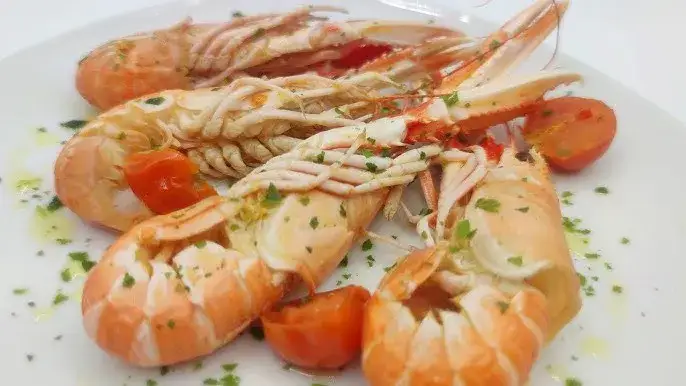 scampi in padella pronti