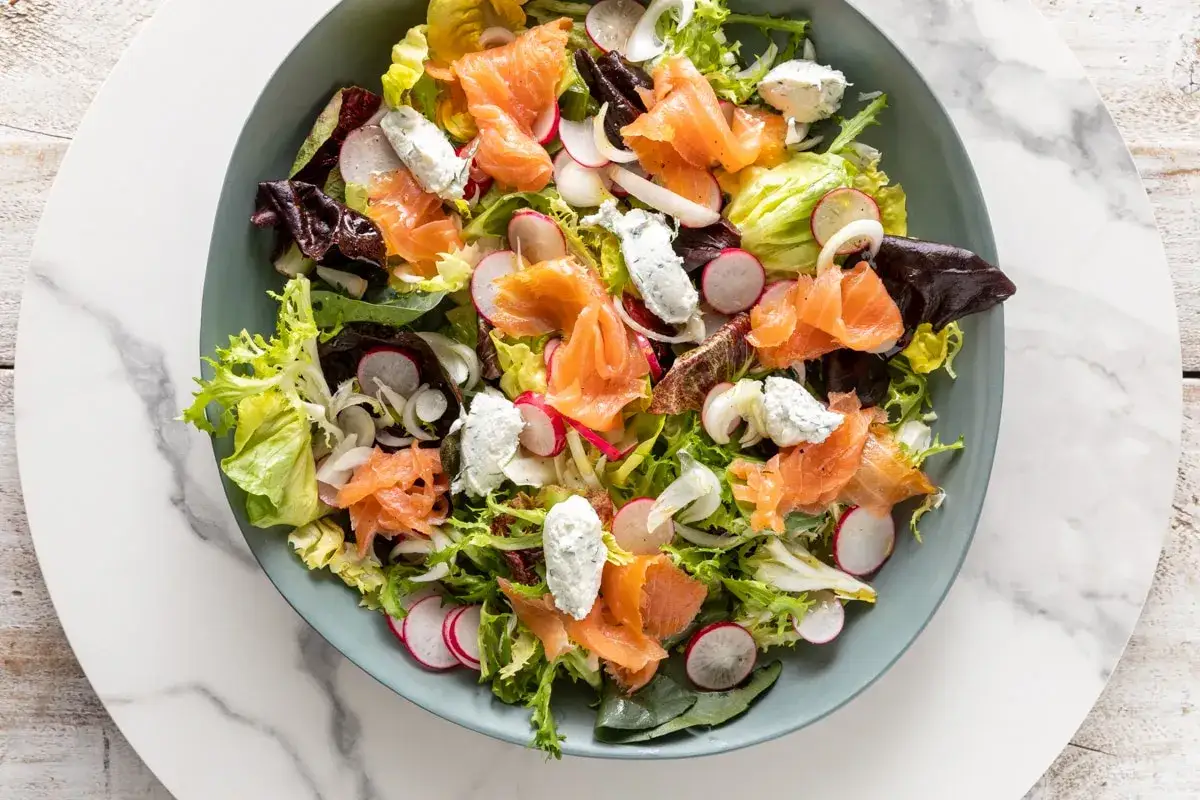 insalate di salmone creative