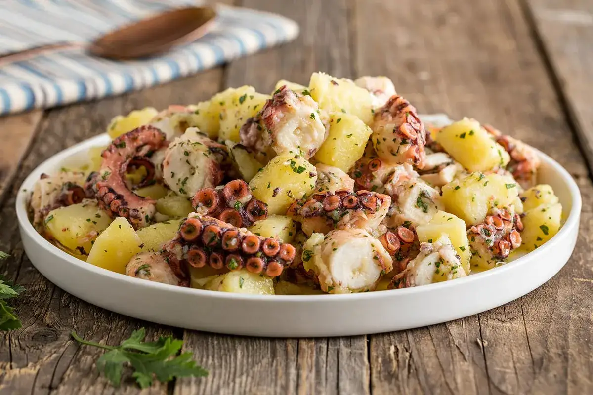Ingredienti insalata di polpo e patate